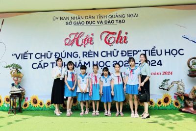 Hội thi “Viết chữ đúng, rèn chữ đẹp” cấp tỉnh năm học 2023-2024
