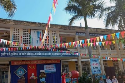 Trường Tiểu học Nghĩa Phương tưng bừng khai giảng năm học mới!